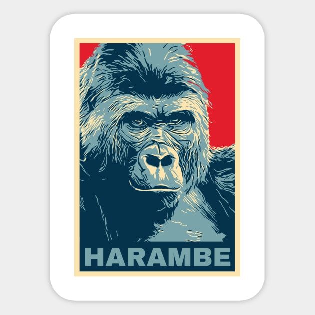 Harambe Sticker by dan89